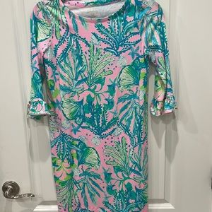 LILLY PULITZER 12/14 🦋🦋🦋🦋🦋Lilly Pulitzer girls dress with 3/4 sleeve